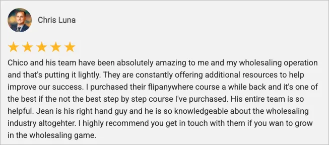 FlipAnywhere client testimonial