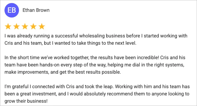 FlipAnywhere client testimonial