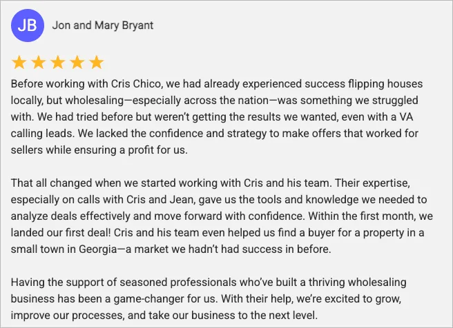 FlipAnywhere client testimonial